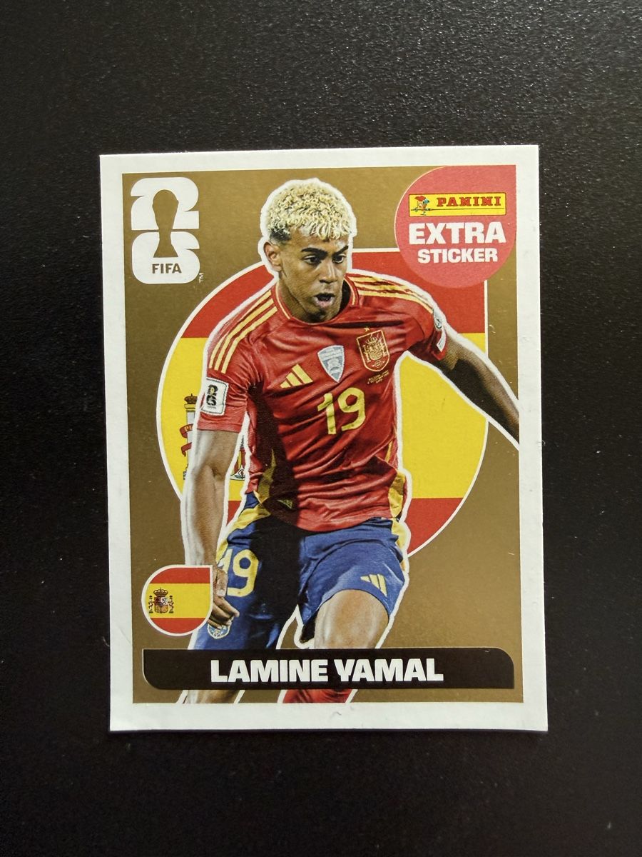 Panini Carte collezionabili: Gold - Lamine Yamal - Extra stickers  – Nuovo e nell'imballaggio originale da Réchy venduto da Leeroy1998
