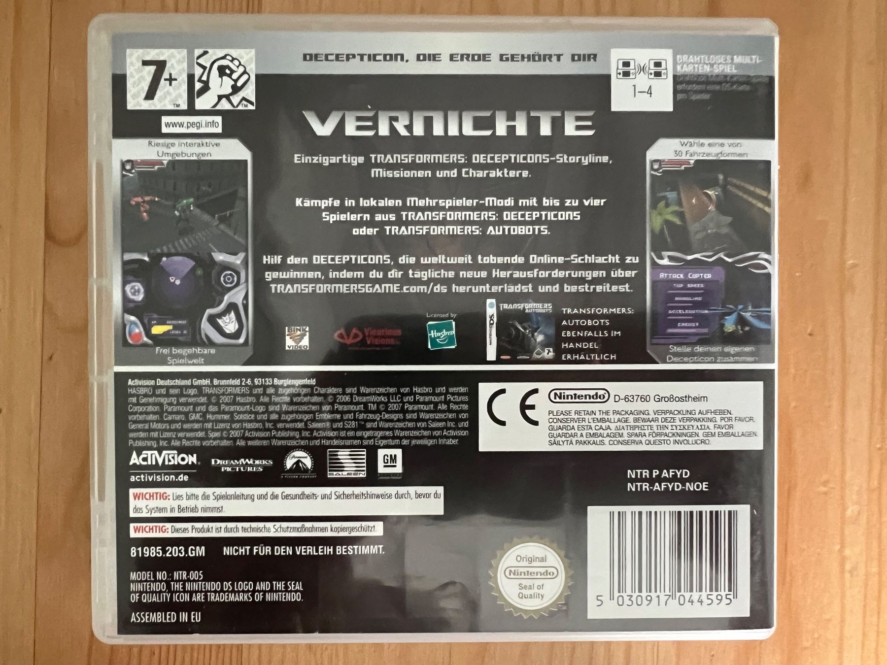 Nintendo Jeux: DS TRANSFORMERS Deceptions – D'occasion à st.gallen par SoCre75 2