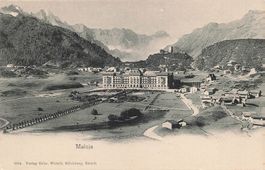 Maloja (GR) – Grand Hotel und Panorama des Oberengadins