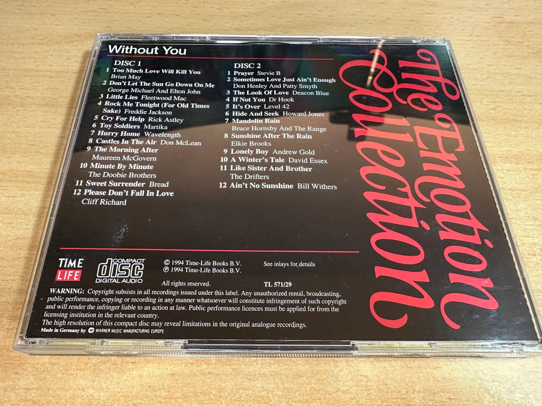 CDs: Z4 Various – Without You - 2 CD – D'occasion à Rikon im Tösstal par Alpenmutz 1