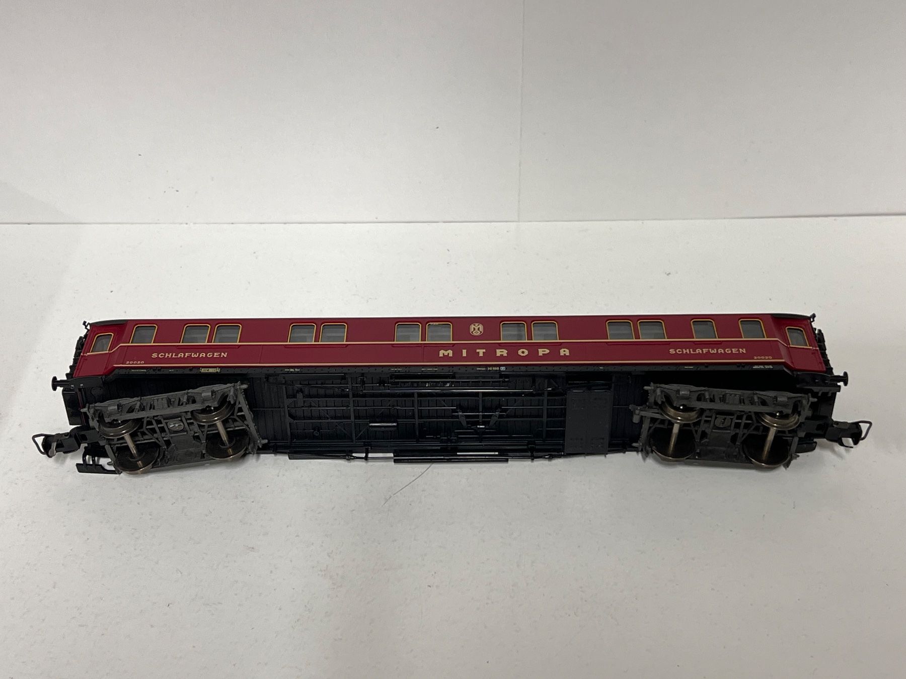 Fleischmann Modellini di ferrovie: Fleischmann Mitropa  Schlafwagen    H0 DC – Difettoso da Geroldswil venduto da TopTrain54 5
