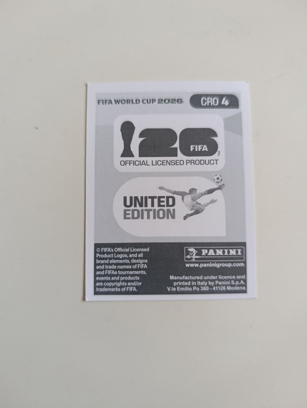 Panini Carte collezionabili: Panini World Cup 2026 CRO 4 Gvardiol – Nuovo (secondo la descrizione) da Lavey-Village venduto da pas_7xd2 1