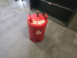 leere Global Gas Flasche 10,1kg ohne Deckel rot ab 1.-