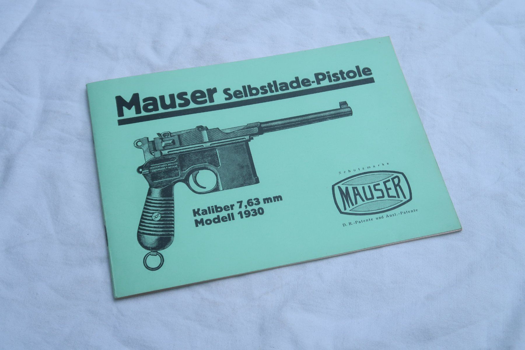 Dokumente: Original! Bedienungsanleitung Mauser C96 – Gebraucht aus Muttenz von Laeckerlihamschter 6