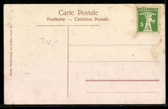 Cartoline postali: AK Oberegg, Häuser in der Hauptgasse – Usato da Berlin venduto da bartko-reher 1