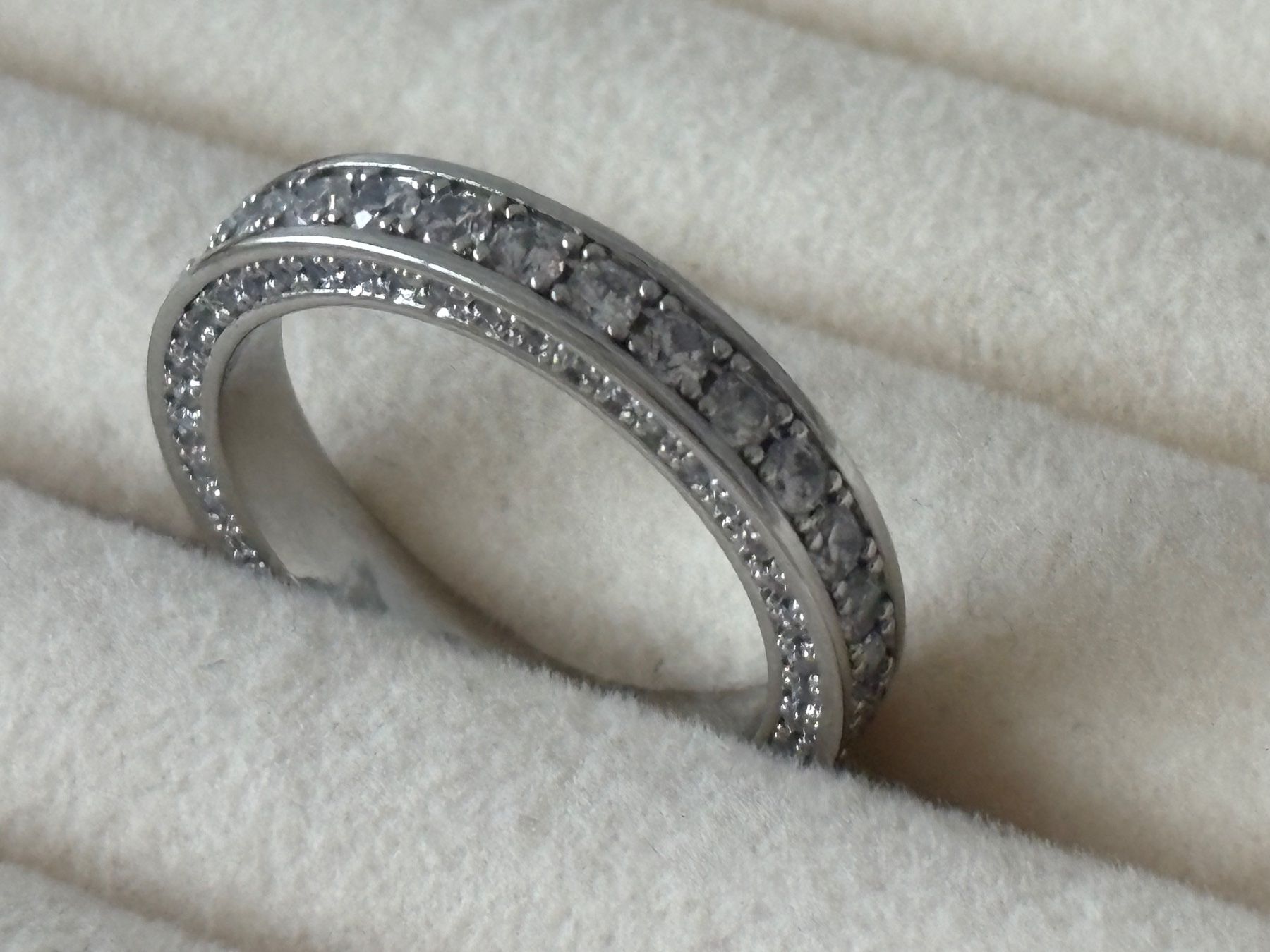 Anelli: Luxus Elegante Gr: 19/9 Memoire Ring  Farbe Silber – Nuovo (secondo la descrizione) da Biel-Bienne venduto da Roserosse13 1
