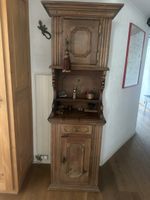 Antiker Schrank Massivholz aufklappbar mit Schublade