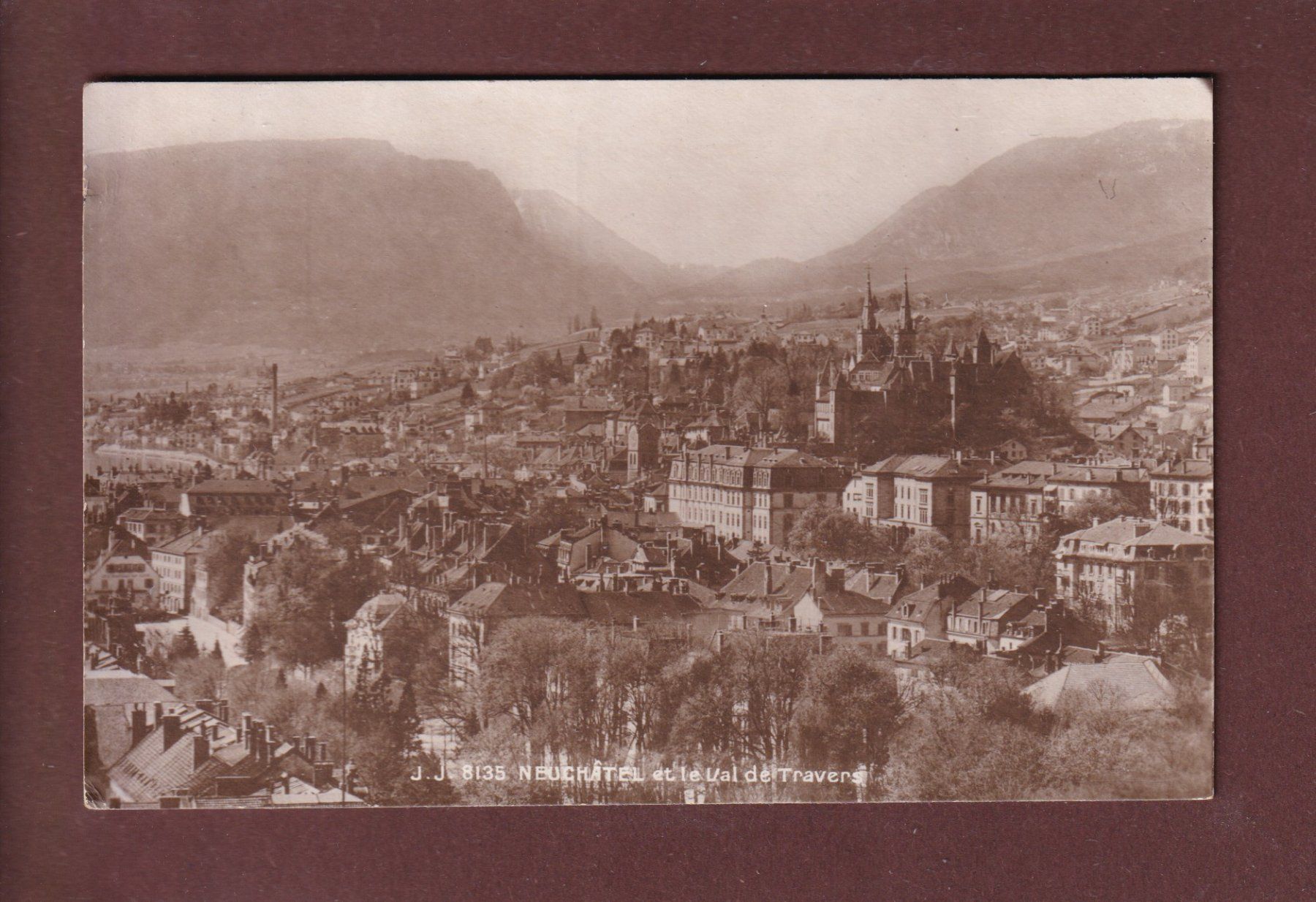 Cartoline postali: NEUCHÂTEL et le Val de Travers - 1920 – Usato da Pully venduto da nicecards