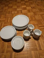 Thomas Geschirr Set weiss Teller Tassen guter Zustand