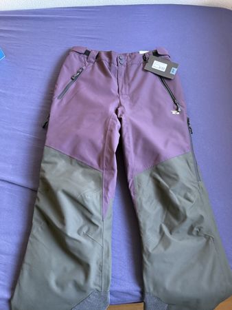 Neue Skihose, Grösse M, Lila/Grau - Bereit für den Winter!