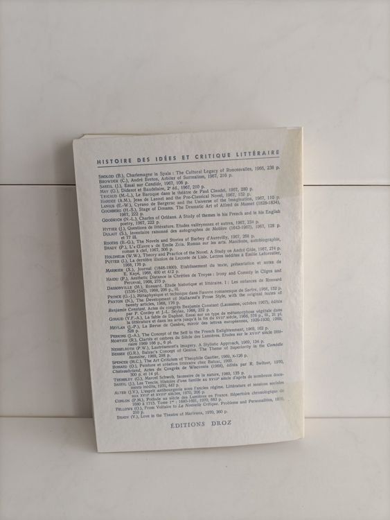 Libri: Oeuvres plus que complète - Tome 2 - Les lettres - Les moeur – Usato da crans montana venduto da AB3963 1