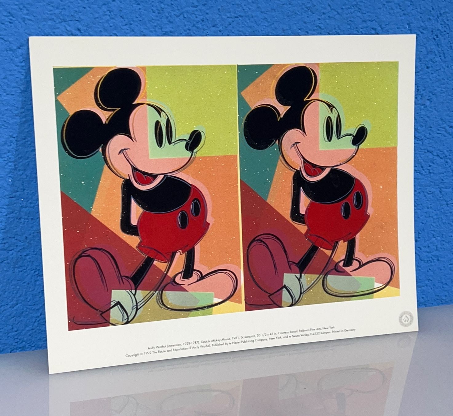 Grafica & Litografie: Andy WARHOL - Mickey Mouse 1992 …ScreenPrinT – Nuovo (secondo la descrizione) da Zürich venduto da stock4you 3