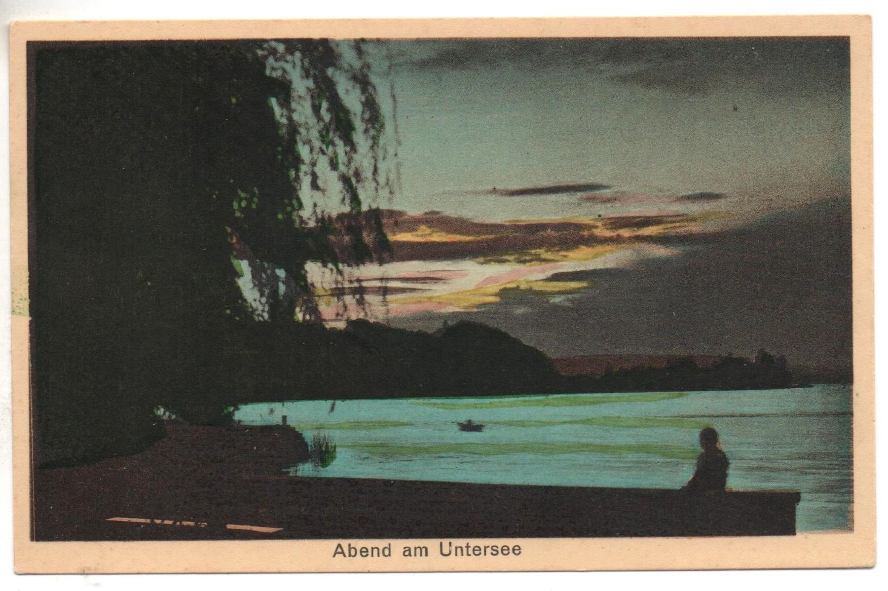 Cartoline postali: ARENENBERG Abend am Untersee – Nuovo (secondo la descrizione) da Jona venduto da philajona