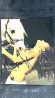 Angelina Jolie, Original Autogramm auf Grossfoto in Farbe