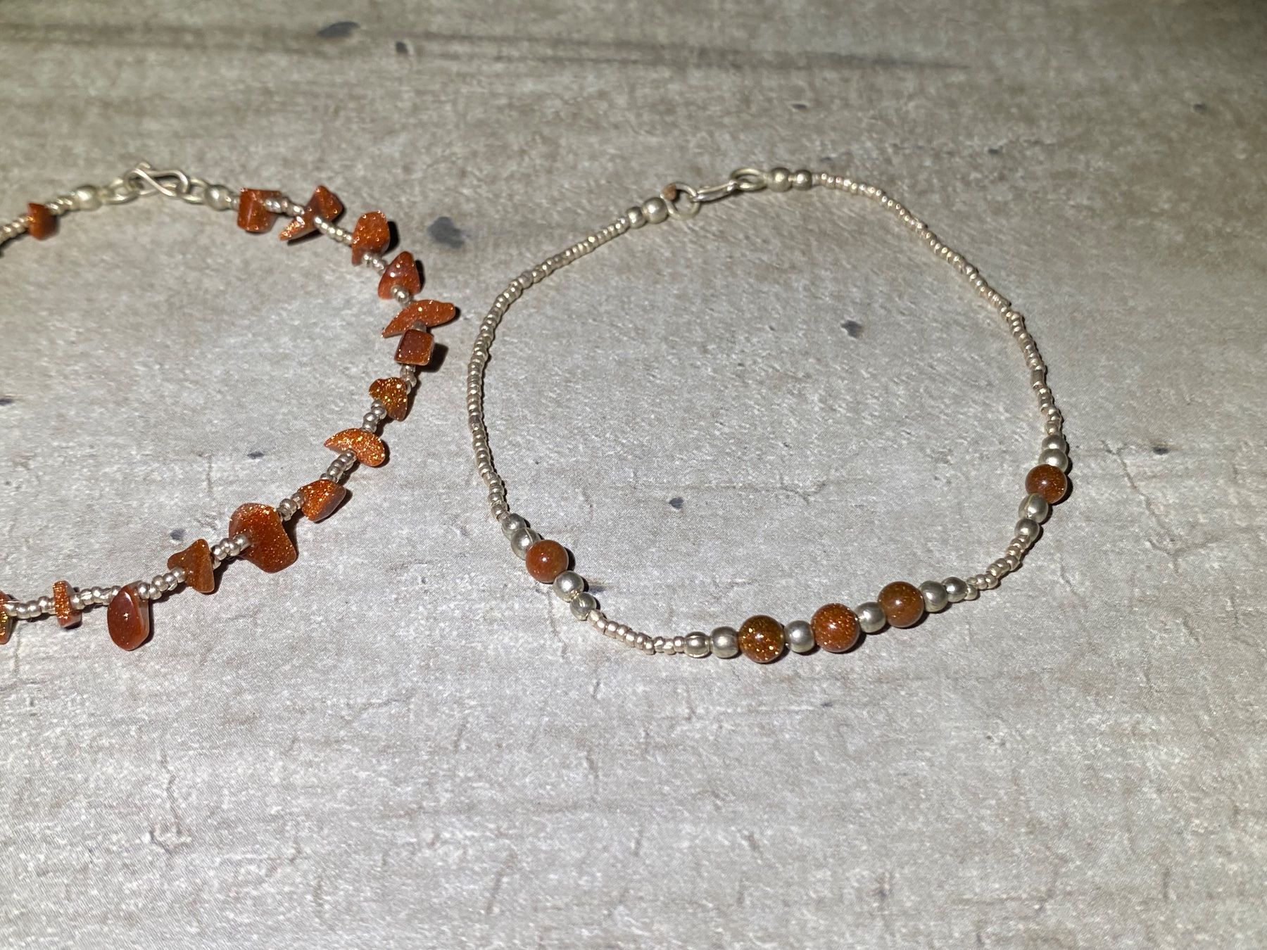 Bracciali & Braccialetti: feine Edelstein Silber Armbänder mit Sandstein – Nuovo e nell'imballaggio originale da Laax venduto da kri_95f5 2