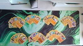 70x Kampf Karten 4x reverse holo 2x holo Pokémon Karten
