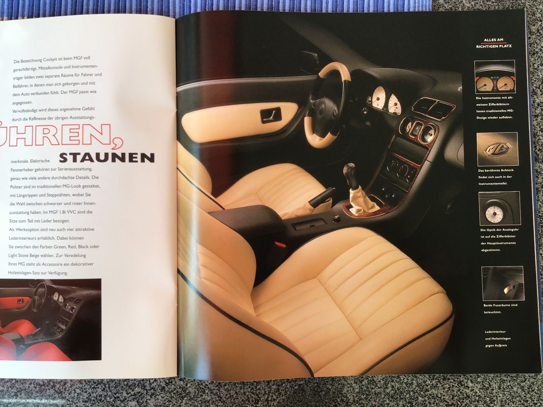 MG Documenti: MGF Verkaufsprospekt 30 Seiten Format ca. 26x26 cm – Usato da Scherzingen venduto da Starseller62 6