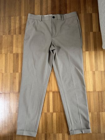 Herren Stoff Hose H&M Slim Fit beige Grösse 30 neu
