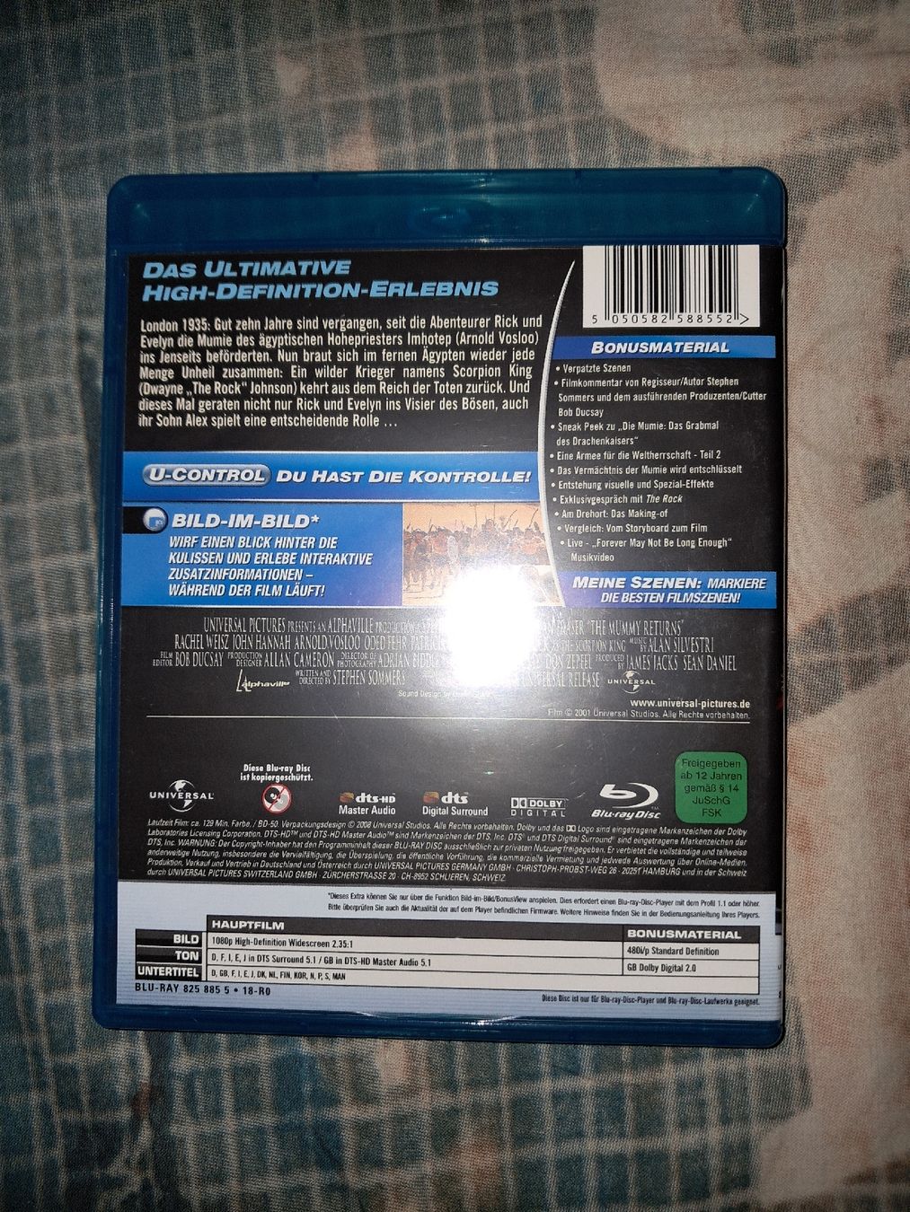 Tutti i DVDs: Die Mumie 2 - Kehrt zurück – Usato da Eschlikon TG venduto da Rare_Ware 1