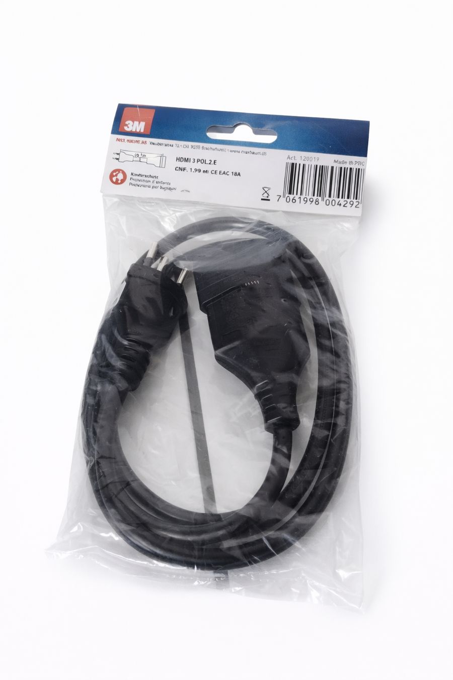 Cavi: 1m Electrical Cable Swiss Extension Cord New – Nuovo e nell'imballaggio originale da Zürich venduto da TrainLine