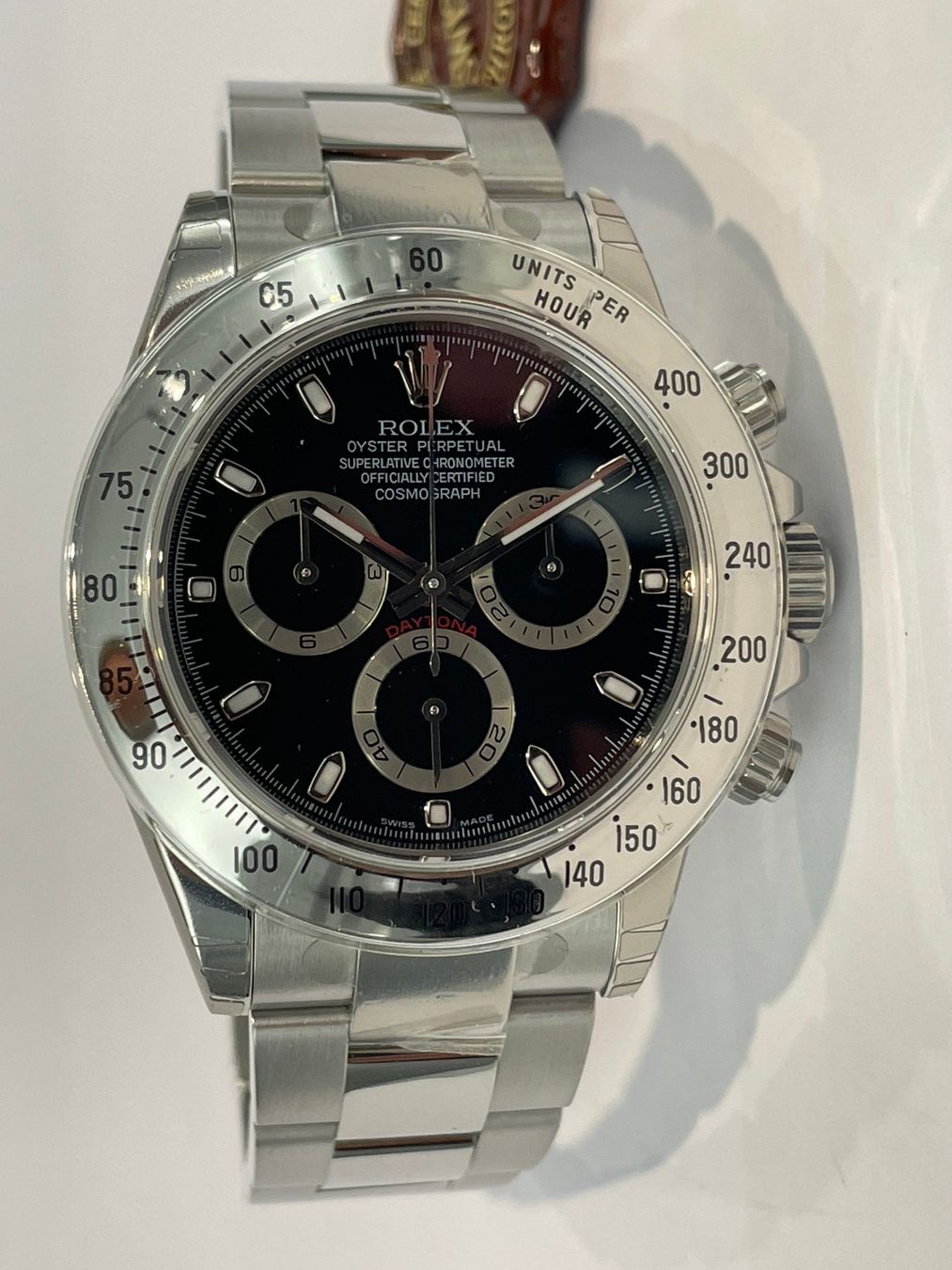 Rolex Daytona Stahl vollverklebt 116520 Sammler Objekt Neu (Neu und ...