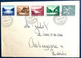 1956 Pro Patria Satzbrief nach Zürich