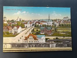 Alte PK / Gossau SG - Bahnhof Gelaufen 1915