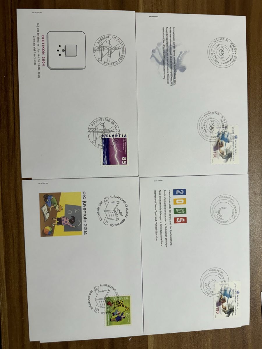 Tutti i francobolli: 2004 Zürich Olympia – Nuovo e nell'imballaggio originale da Bütschwil venduto da sof_p98b 1