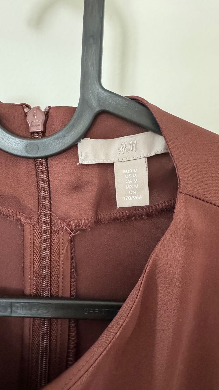 H&M Vestiti: H&M Kleid, Gr. M, Rot-Braun – Usato da Luzern venduto da Ecila007 2
