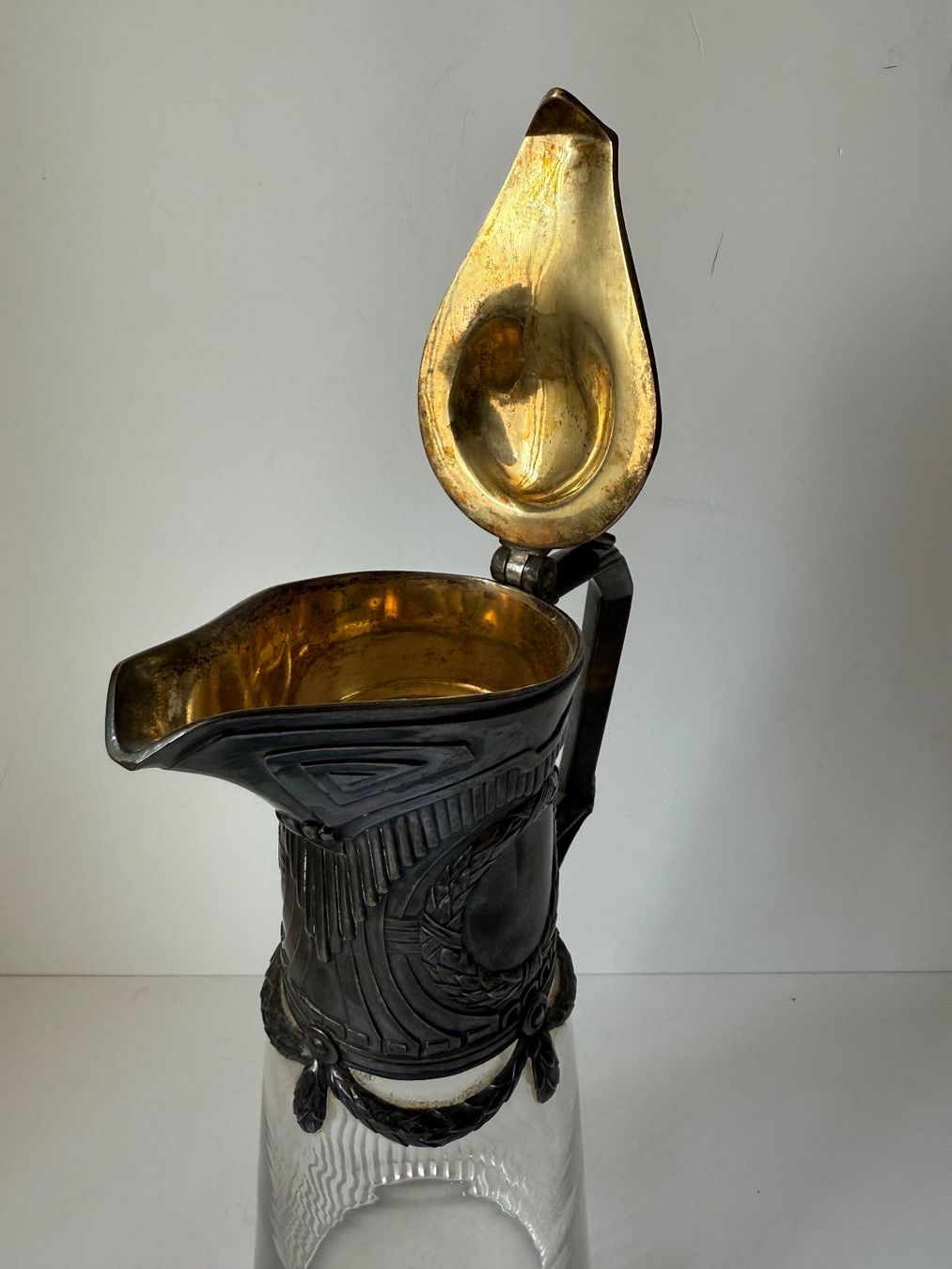 Caraffe: Antike Jugendstil Glaskaraffe – Usato da Zwingen venduto da moje1 4