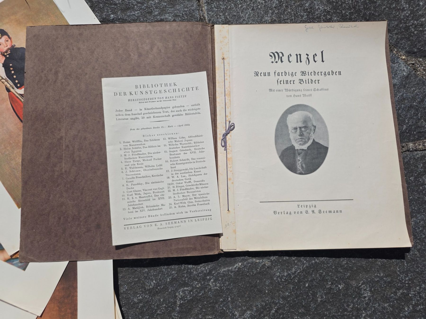 Libri: antike Kunstmappe des Schweizerischen Beobachters/Seemanns – Usato da Reinach AG venduto da BrocanteAGSued 5