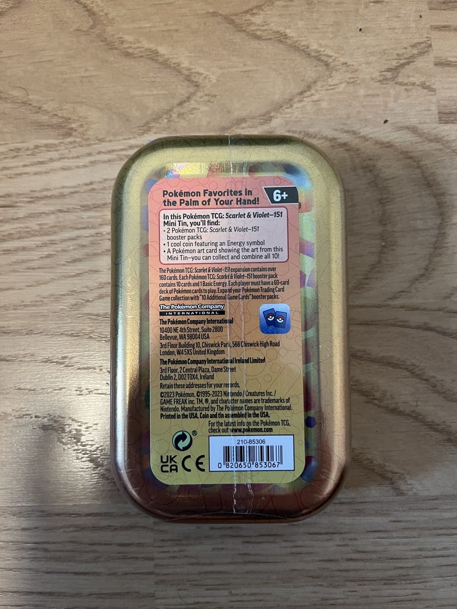 Pokémon Sammelbilder & Trading cards: Pokemon 151 Mini Tin – Neu und originalverpackt aus Ueberstorf von SpeedyBoat 1