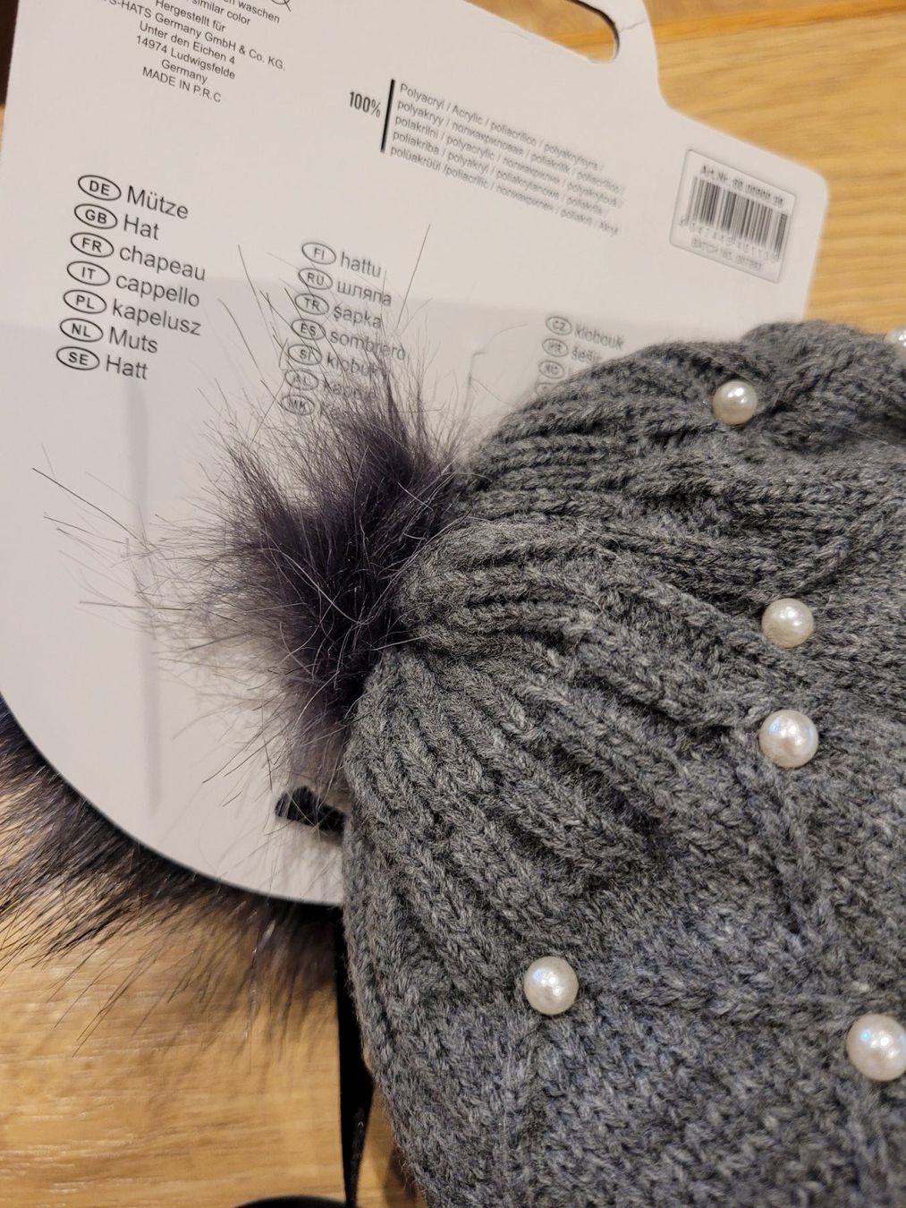 Chapeaux, bonnets & casquettes: Wollmütze mit Bommel – Neuf (Voir description) à Nottwil par echtMOMO 4