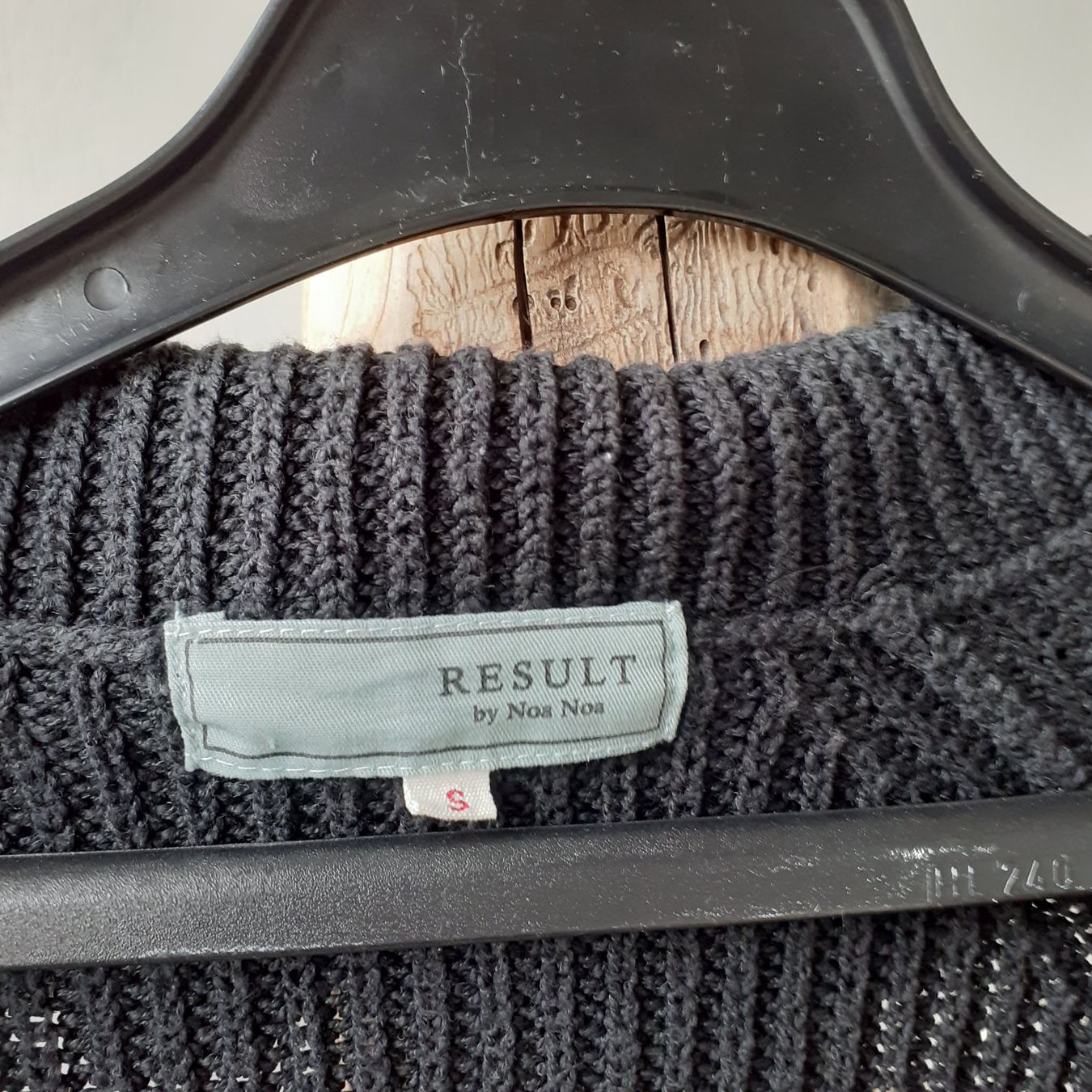 Giacche: Noa Noa Result schwarze Strickjacke, S – Usato da Bern venduto da Solarsystem 1