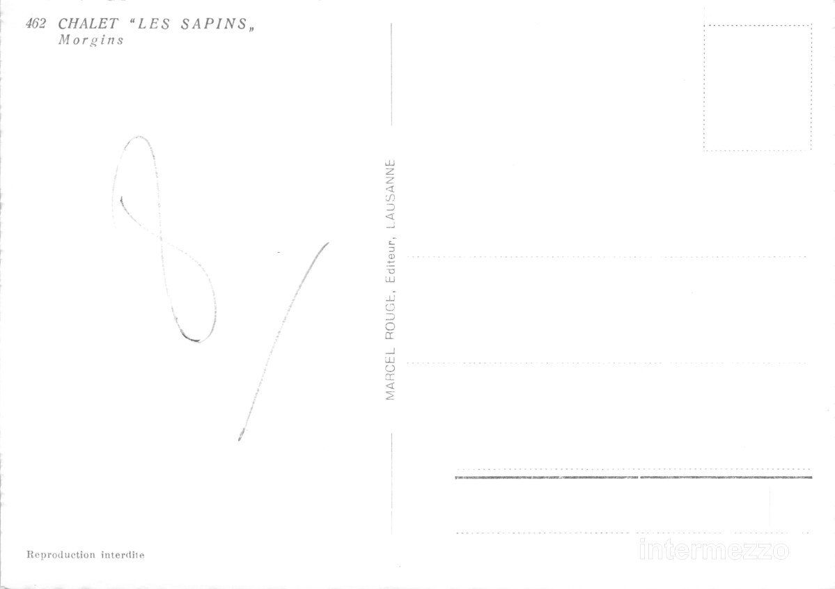 Cartoline postali: Morgins VS // Chalet Les Sapins // Sommer – Usato da Basel venduto da intermezzo12 1