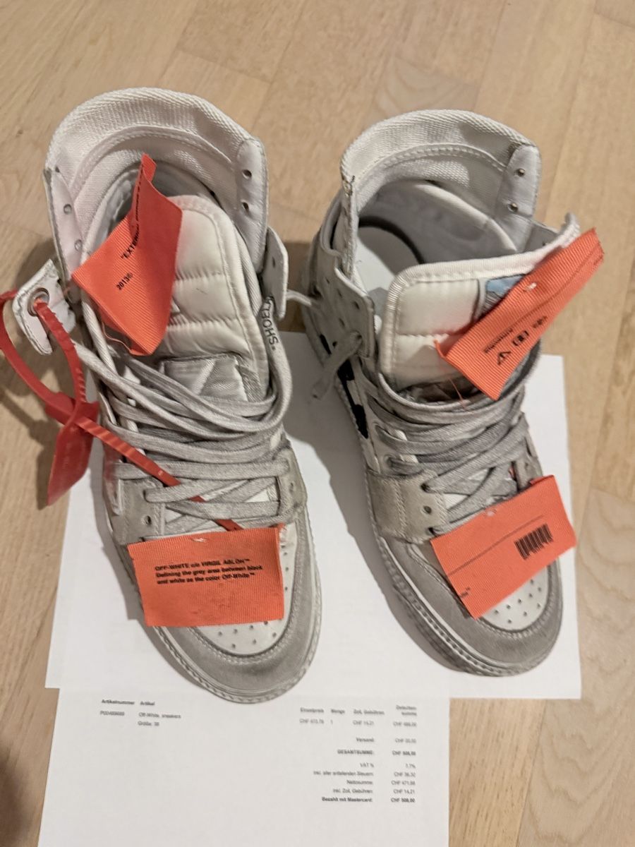 Herrenschuhe: OFF-WHITE sneakers Grösse 38 gebrauchter Zustand – Gebraucht aus Münchenstein von By.gabriela.v 6