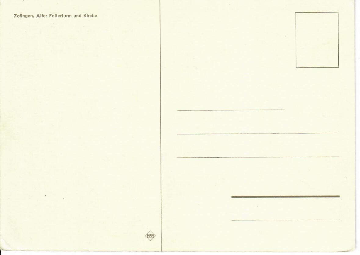 Cartoline postali: Zofingen – Usato da Hochdorf venduto da Ziegel-16 1