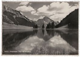 Gräppelensee mit Schafberg, gelaufen 1943