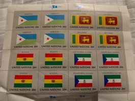 Briefmarken Bogen Bolivien Guinea Sri Lanka Dschibuti