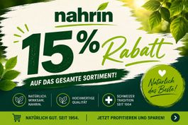 🎟️🥗 15% Nahrin Gutschein Rabatt Coupon