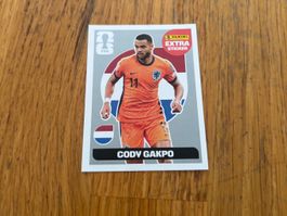 🥈 Panini WM 2026 Cody Gakpo🥈 Extra Sticker Silber