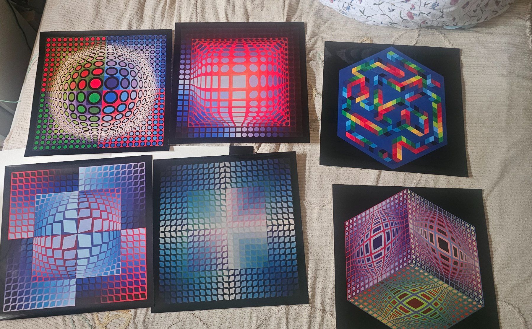 Grafica & Litografie: Vasarely Progressions 1 , Neuchâtel 1972 – Usato da Etoy venduto da angi020