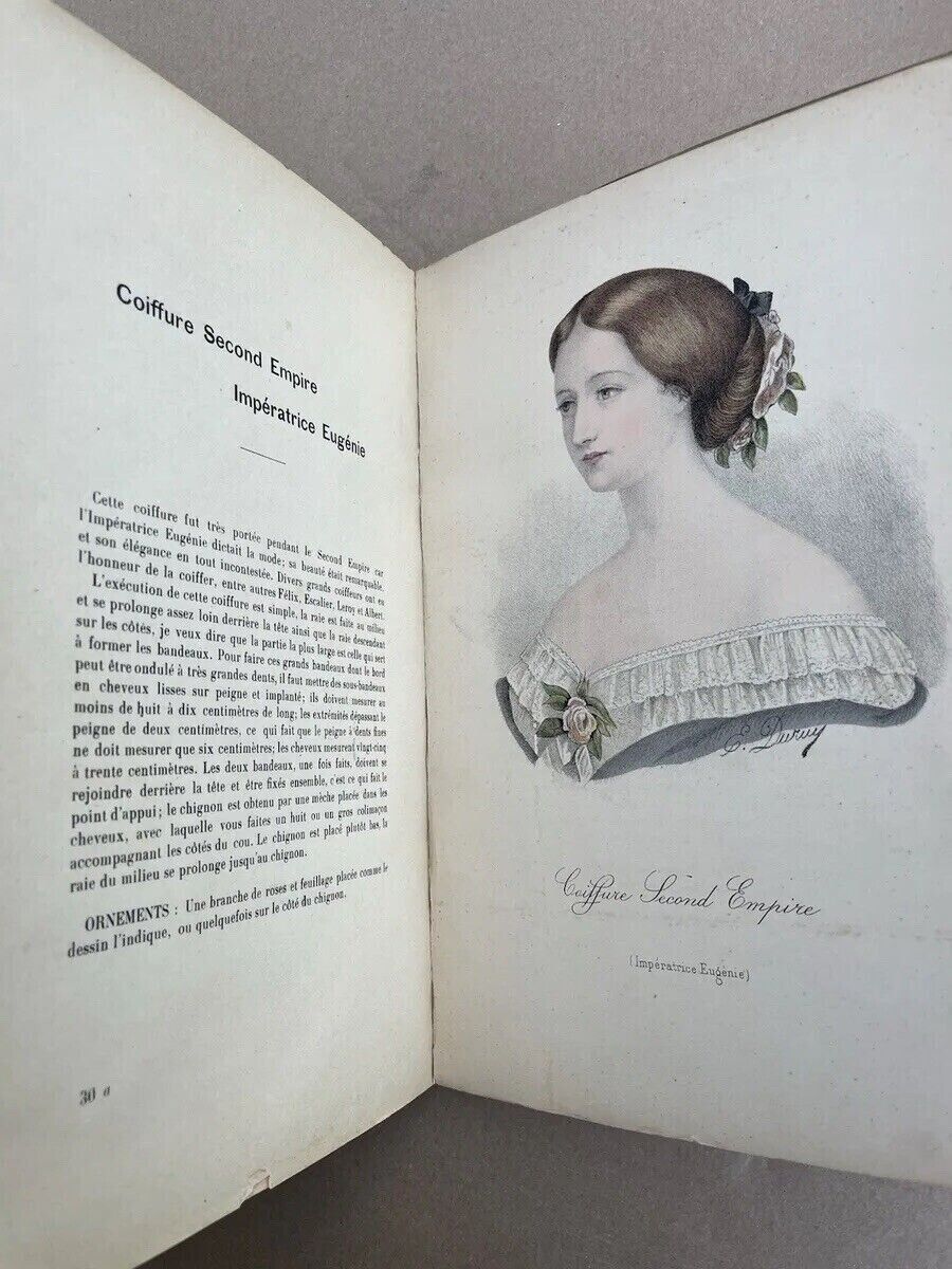 Bücher: Nissy E. Coiffures historiques avec Descriptions. Paris o. J – Gebraucht aus Morges von SevArt 8