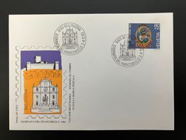 Couvert Tag der Briefmarke 1983 Bellinzona