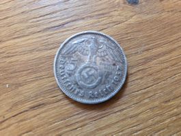 Historische "letzte" 5 Reichsmark Münze 1937 aus Silber