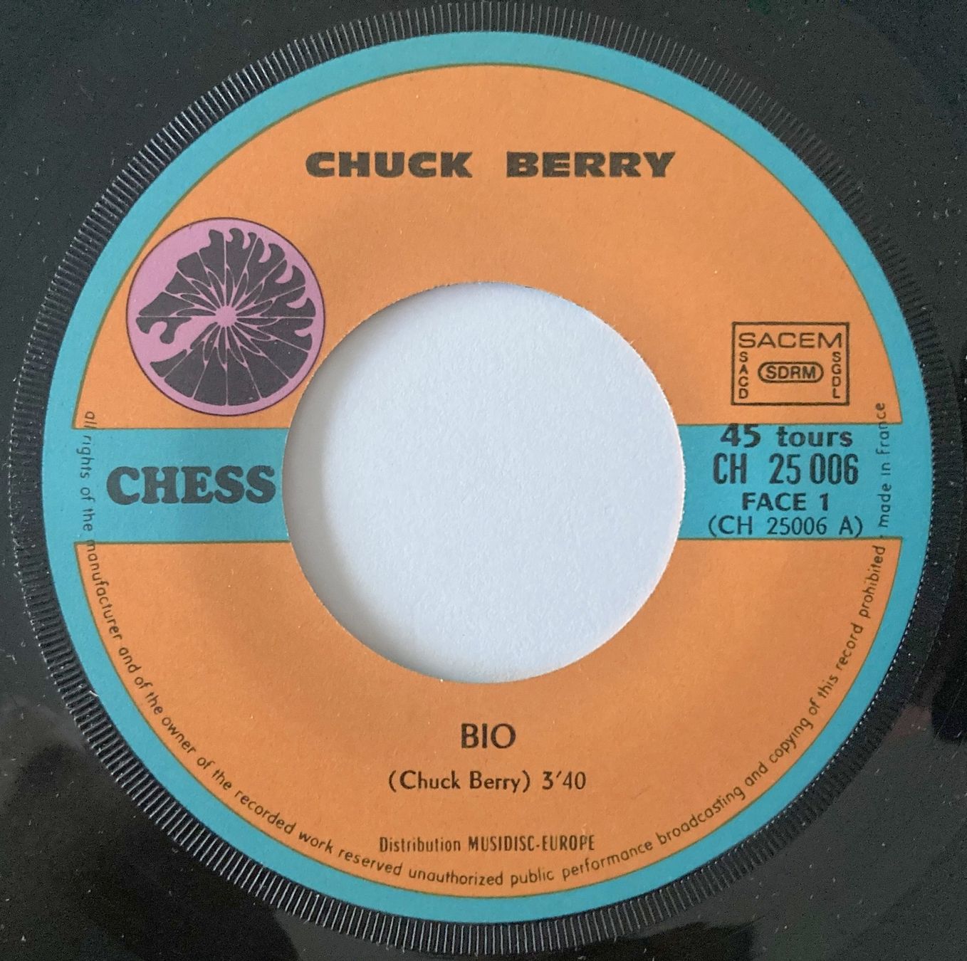Vinyles: CHUCK BERRY - BIO – D'occasion à Bottens par hotter-than-hell 2
