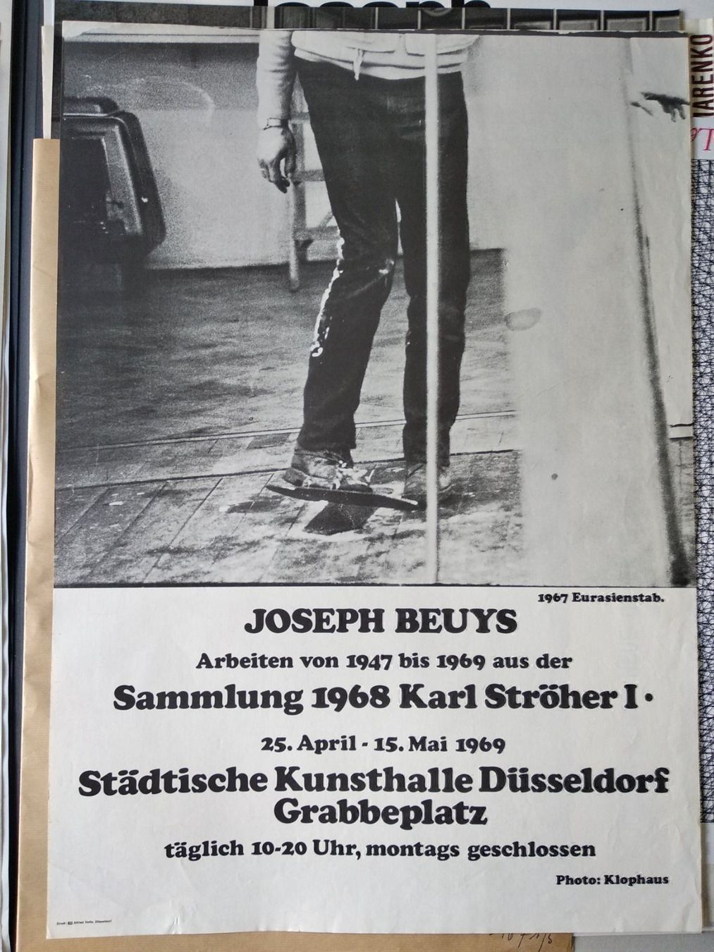 Posters & Illustrations: JOSEPH BEUYS - EURASIENSTAB – D'occasion à Goldach par Gaip 1