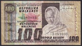 Madagaskar 100 Ariary 1974