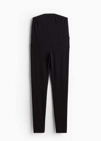 H&M MAMA 🖤 leggings de grossesse noir jersey L