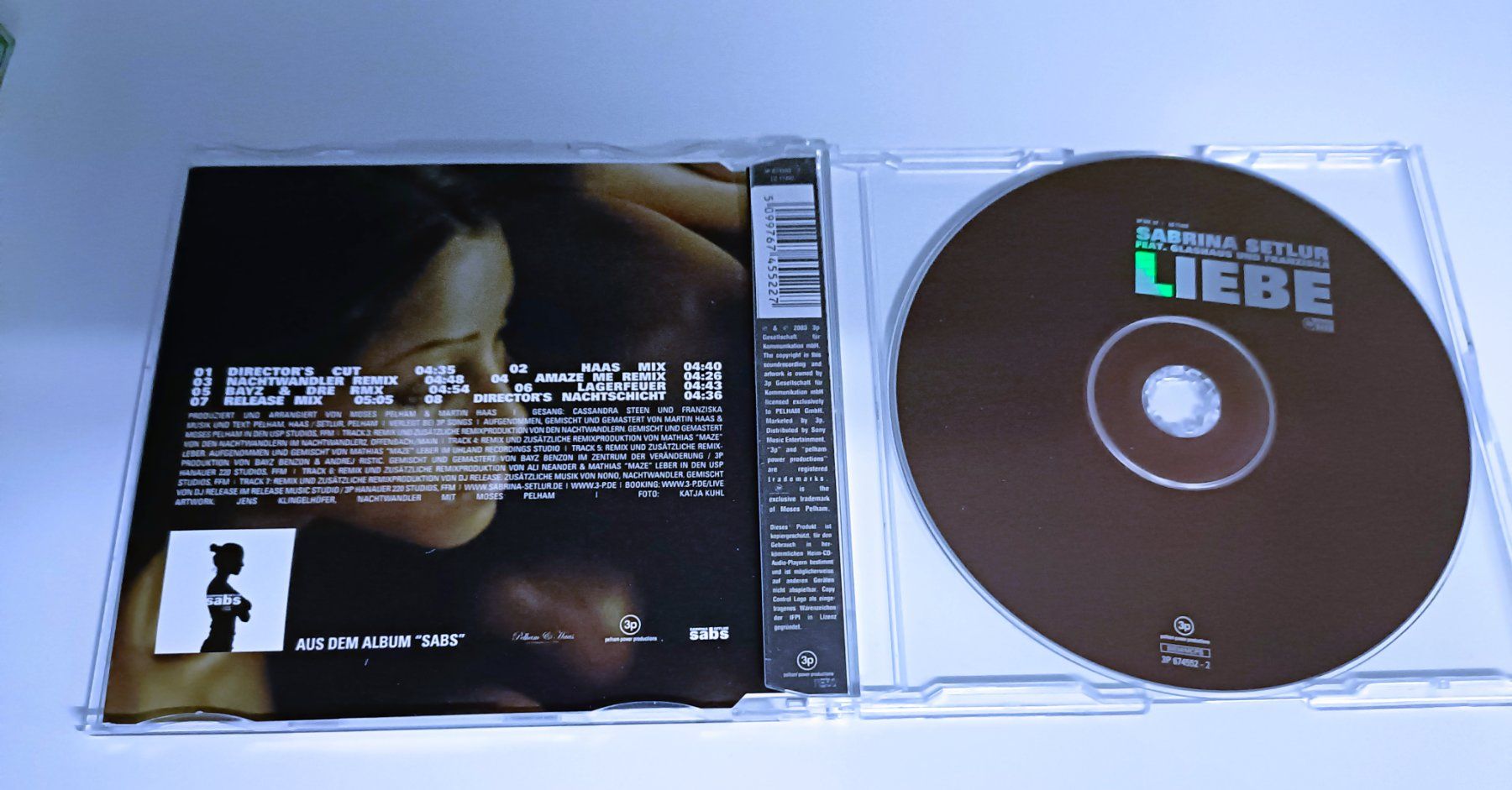 CD: Sabrina Setlur - Liebe 2003 - R1 – Usato da Köniz venduto da Listeningthings 1